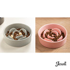 Petal Ceramic Slow Feeder for Medium-Large Dogs