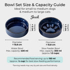Paw Maze Ceramic Bowl Set