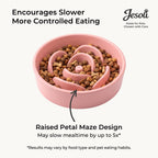 Petal Ceramic Slow Feeder for Medium-Large Dogs