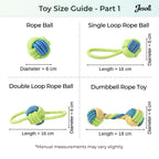 Cotton Rope Dog Toy Set
