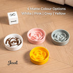 Petal Ceramic Slow Feeder for Medium-Large Dogs