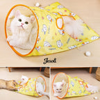 Cat Toy Starter Pack: Tunnel, Teaser Wand & Crinkle Toy
