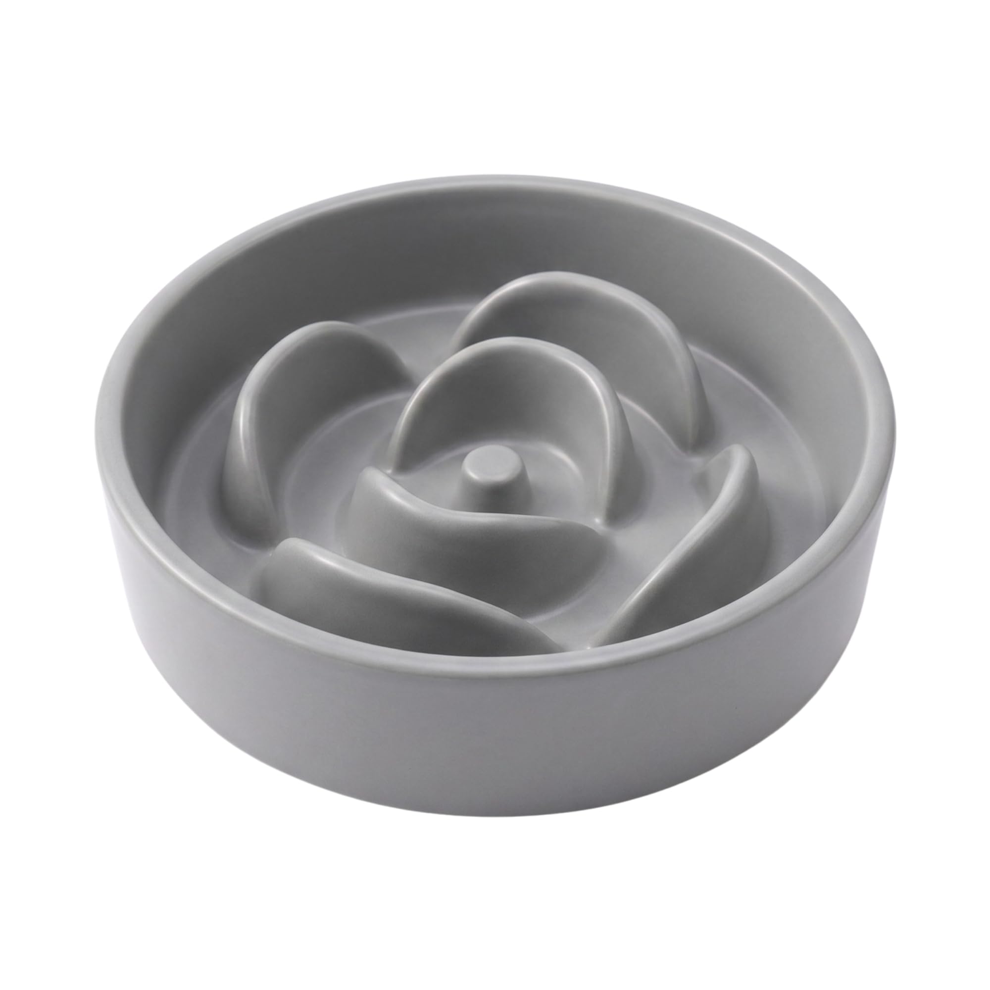 Petal Ceramic Slow Feeder for Cats & Small-Medium Dogs