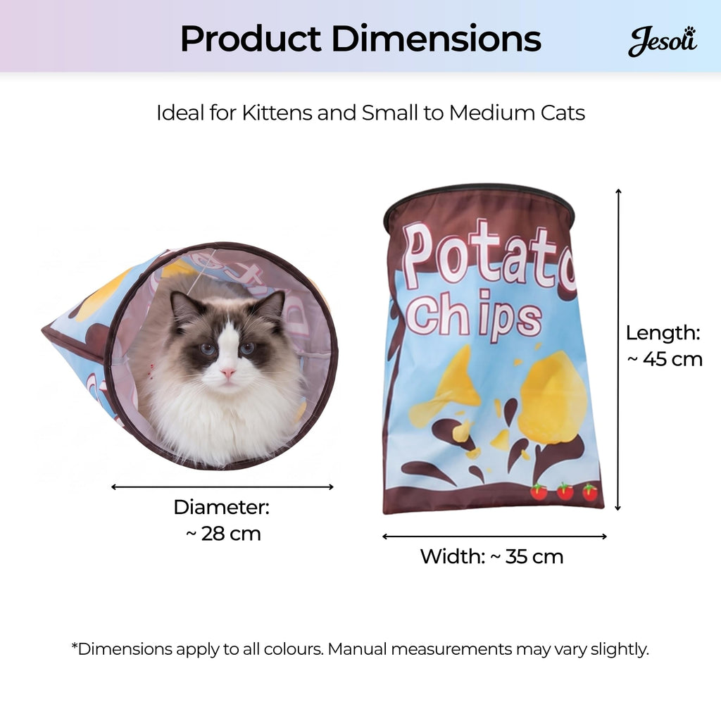 Potato Chip Cat Tunnel Bag