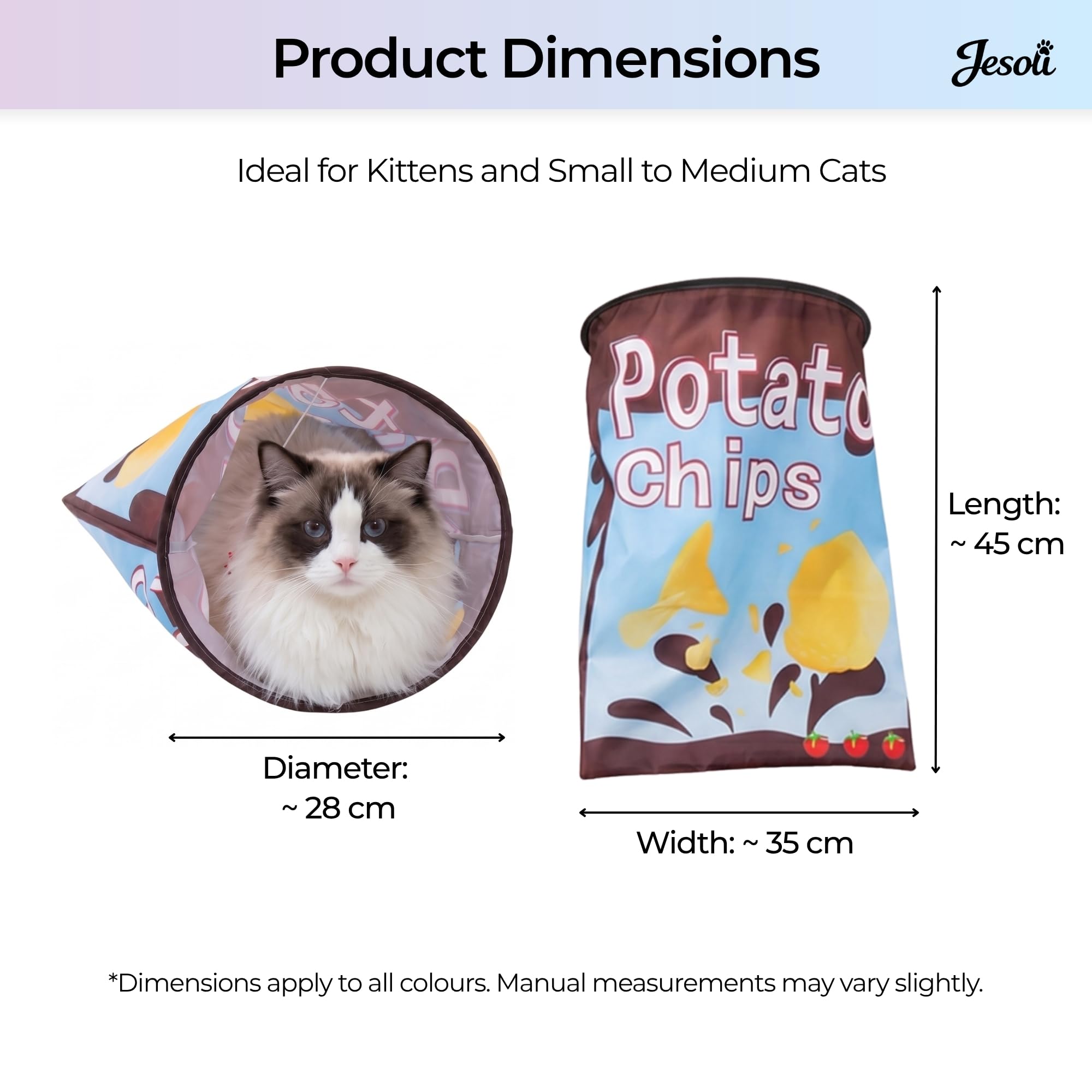 Potato Chip Cat Tunnel Bag