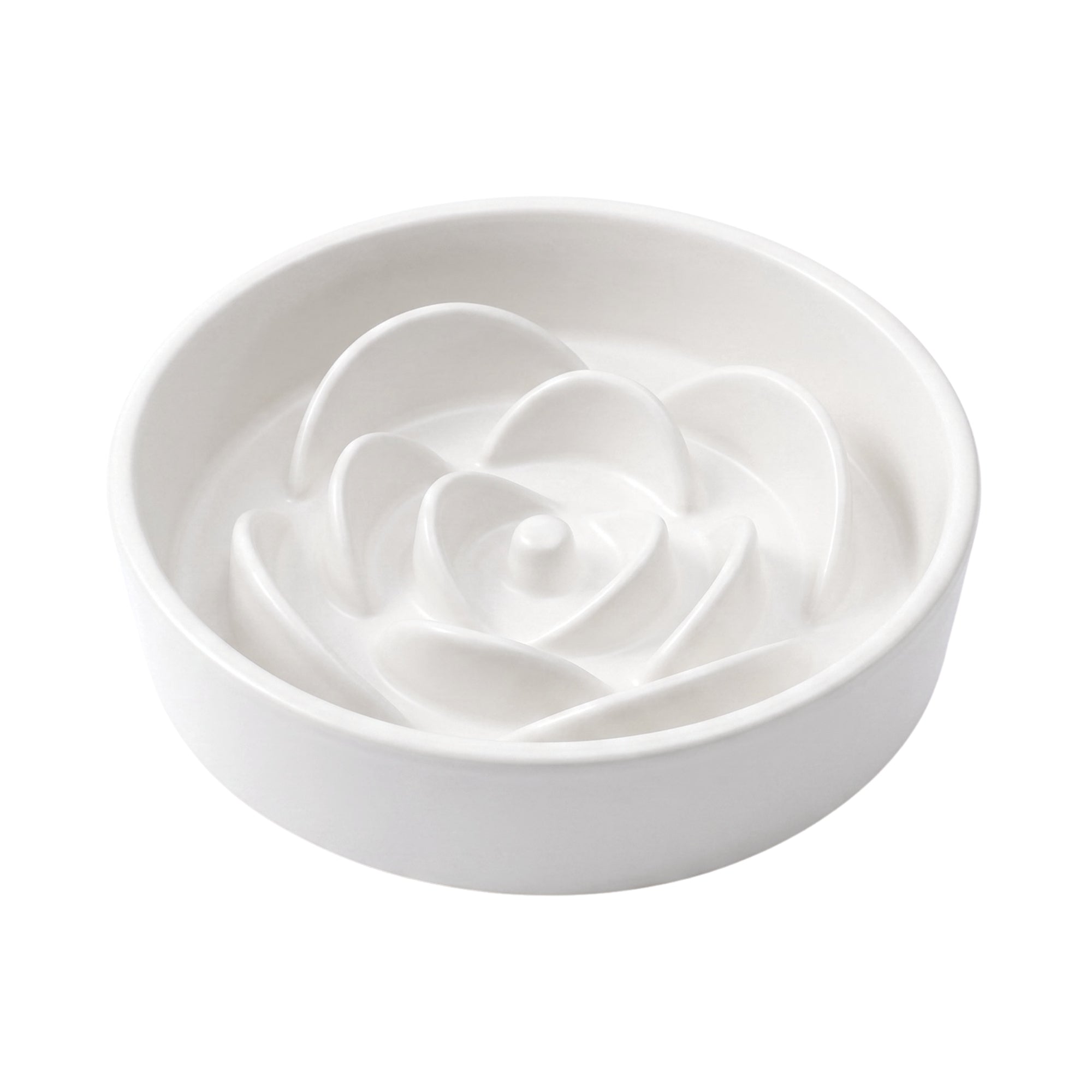 Petal Ceramic Slow Feeder for Medium-Large Dogs