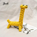 Knotted Animal Rope Toy Set