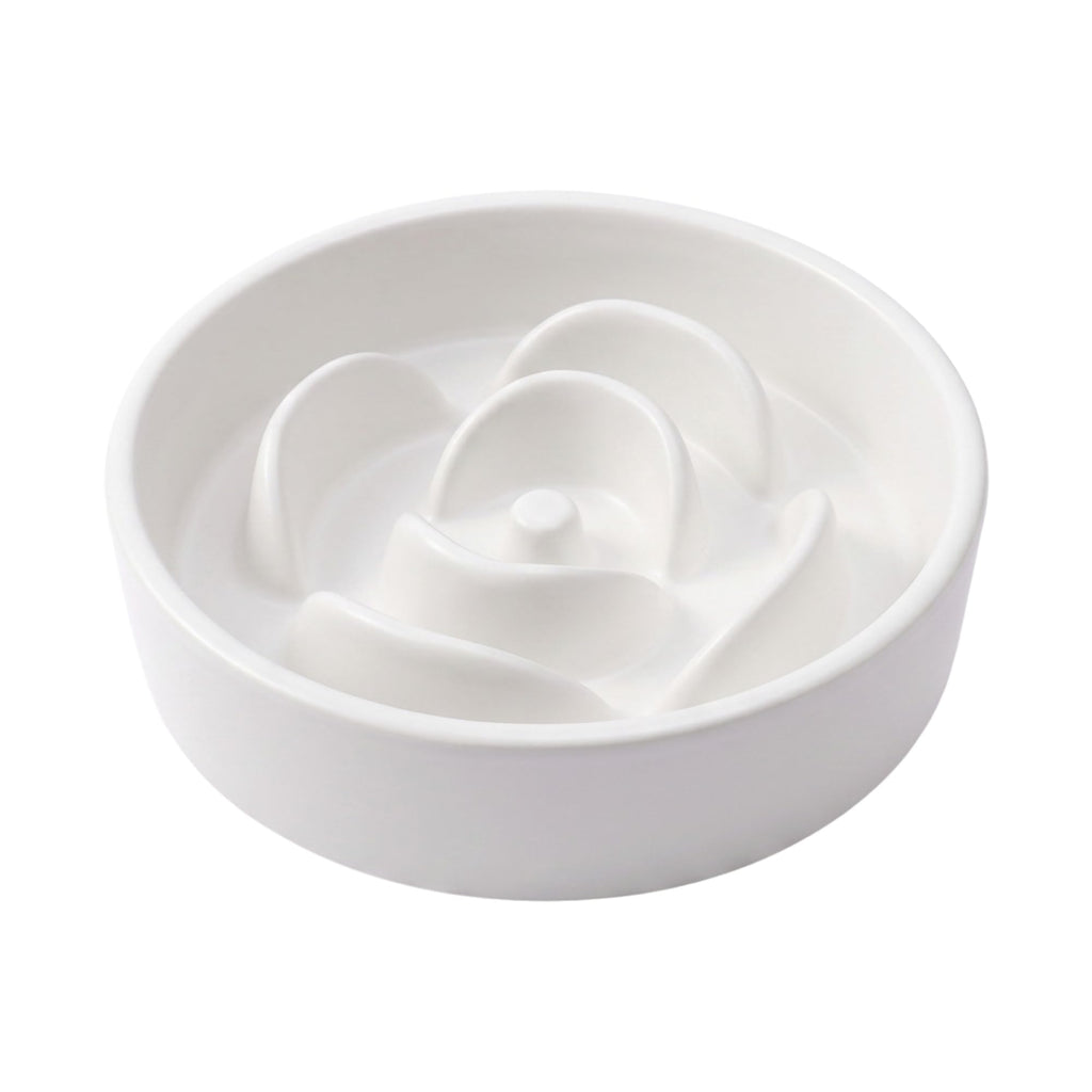 Petal Ceramic Slow Feeder for Cats & Small-Medium Dogs