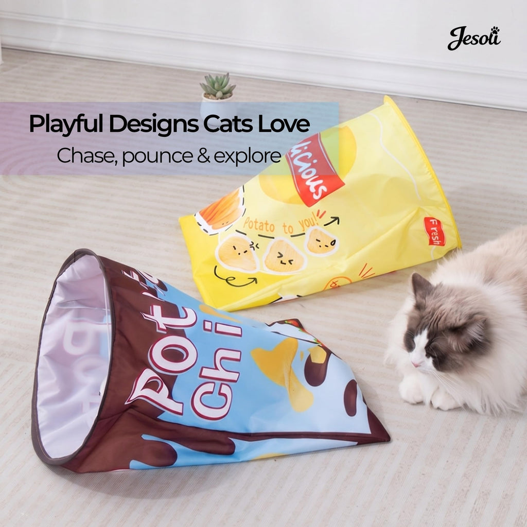 Potato Chip Cat Tunnel Bag