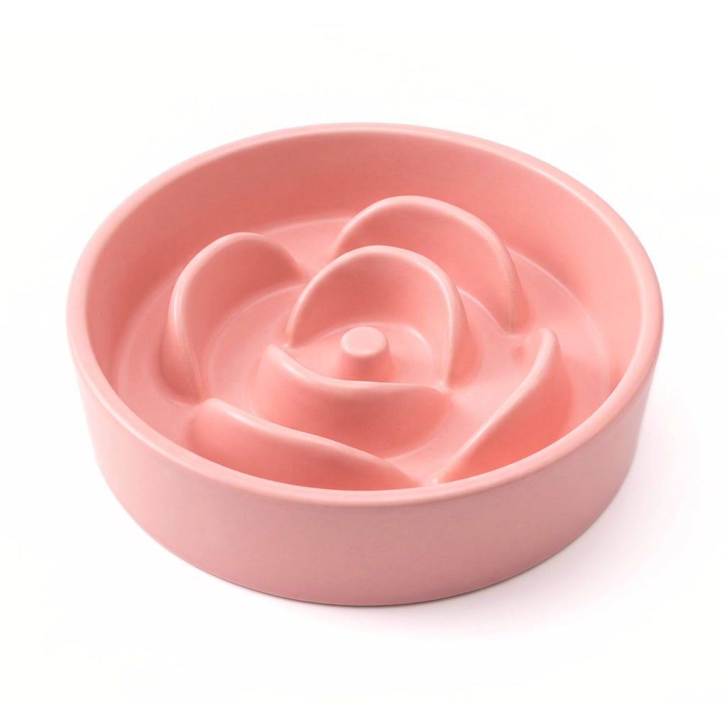 Petal Ceramic Slow Feeder for Cats & Small-Medium Dogs