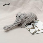 Knotted Animal Rope Toy Set