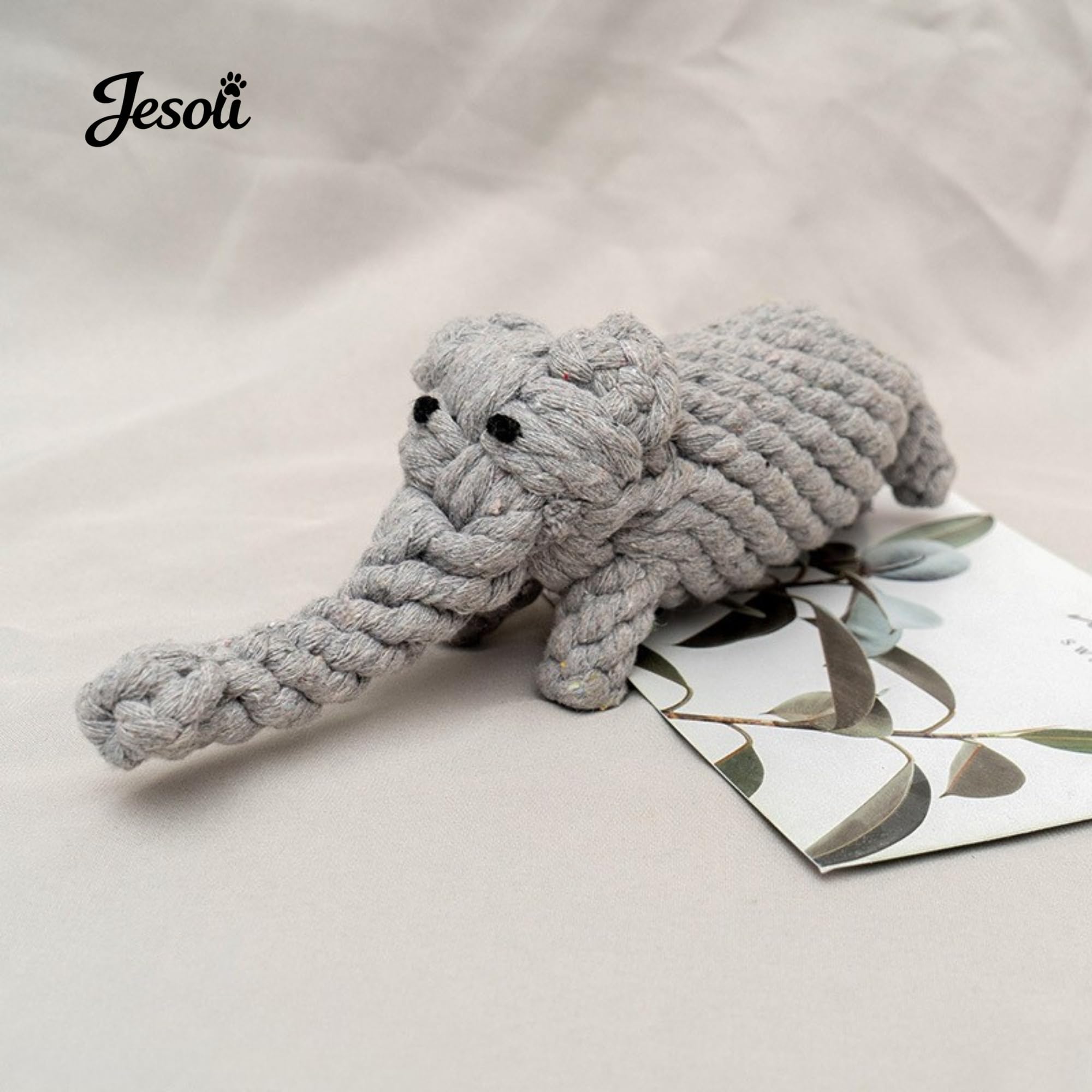 Knotted Animal Rope Toy Set