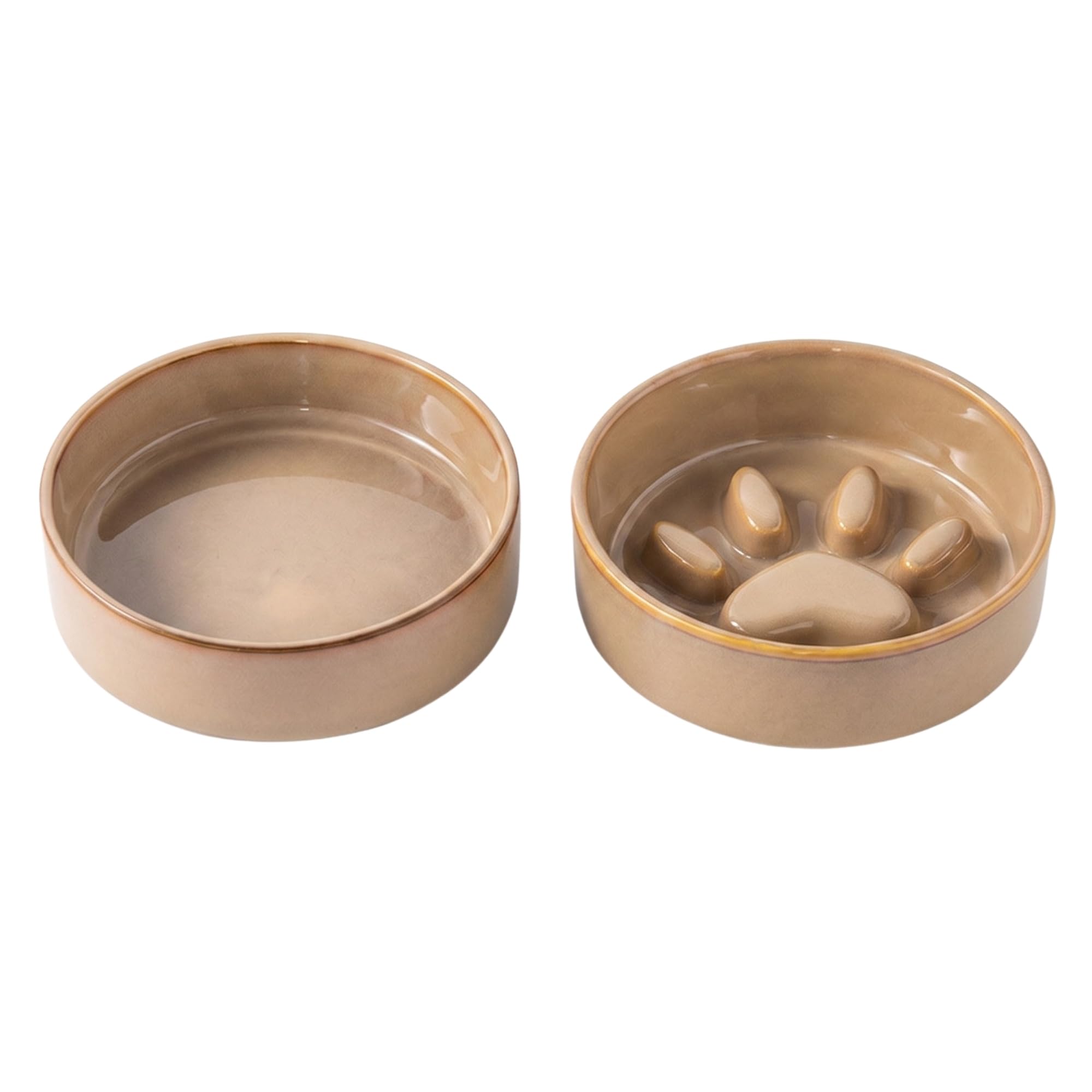 Paw Maze Ceramic Bowl Set