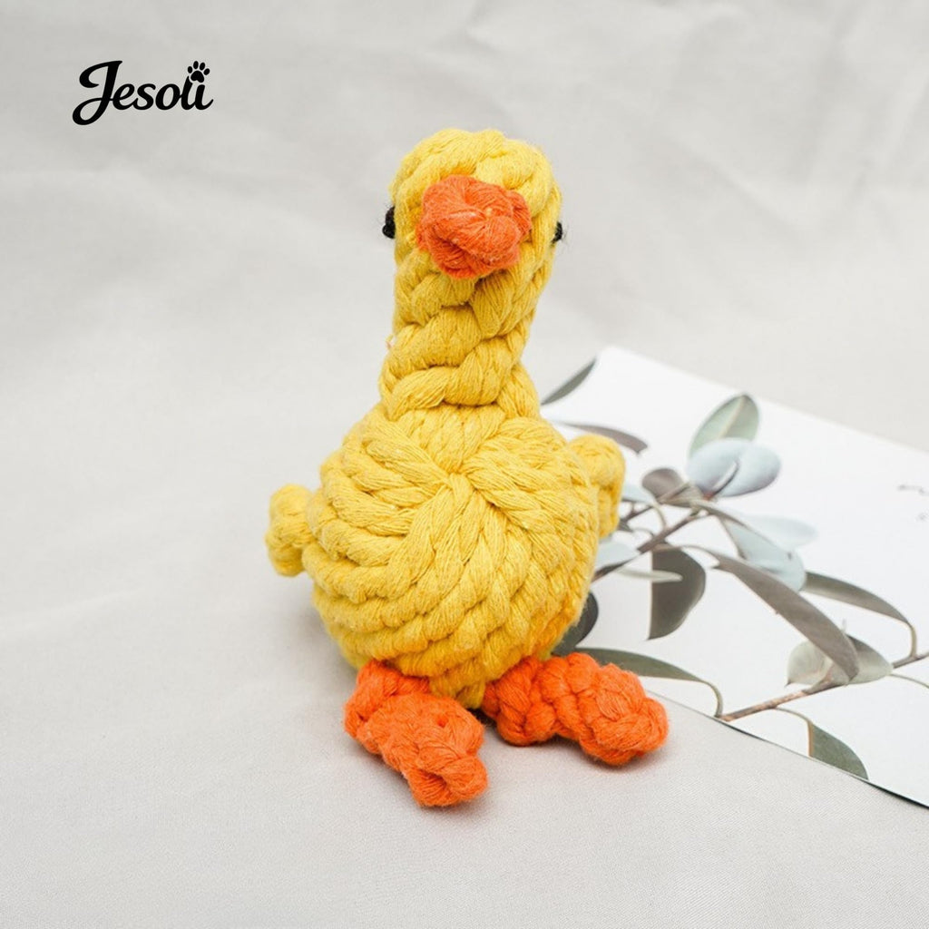 Knotted Animal Rope Toy Set