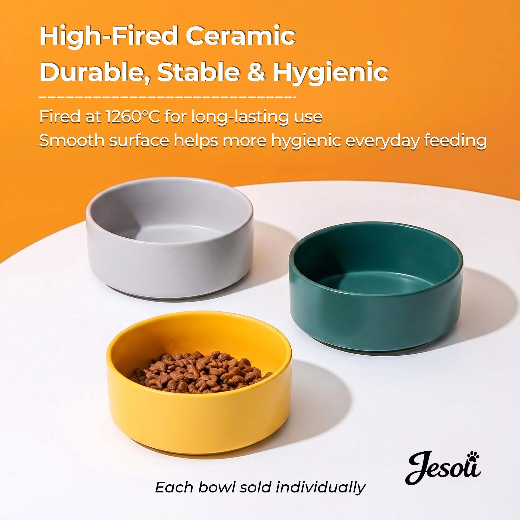 Essential Matte Ceramic Pet Bowl