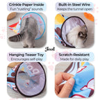 Potato Chip Cat Tunnel Bag