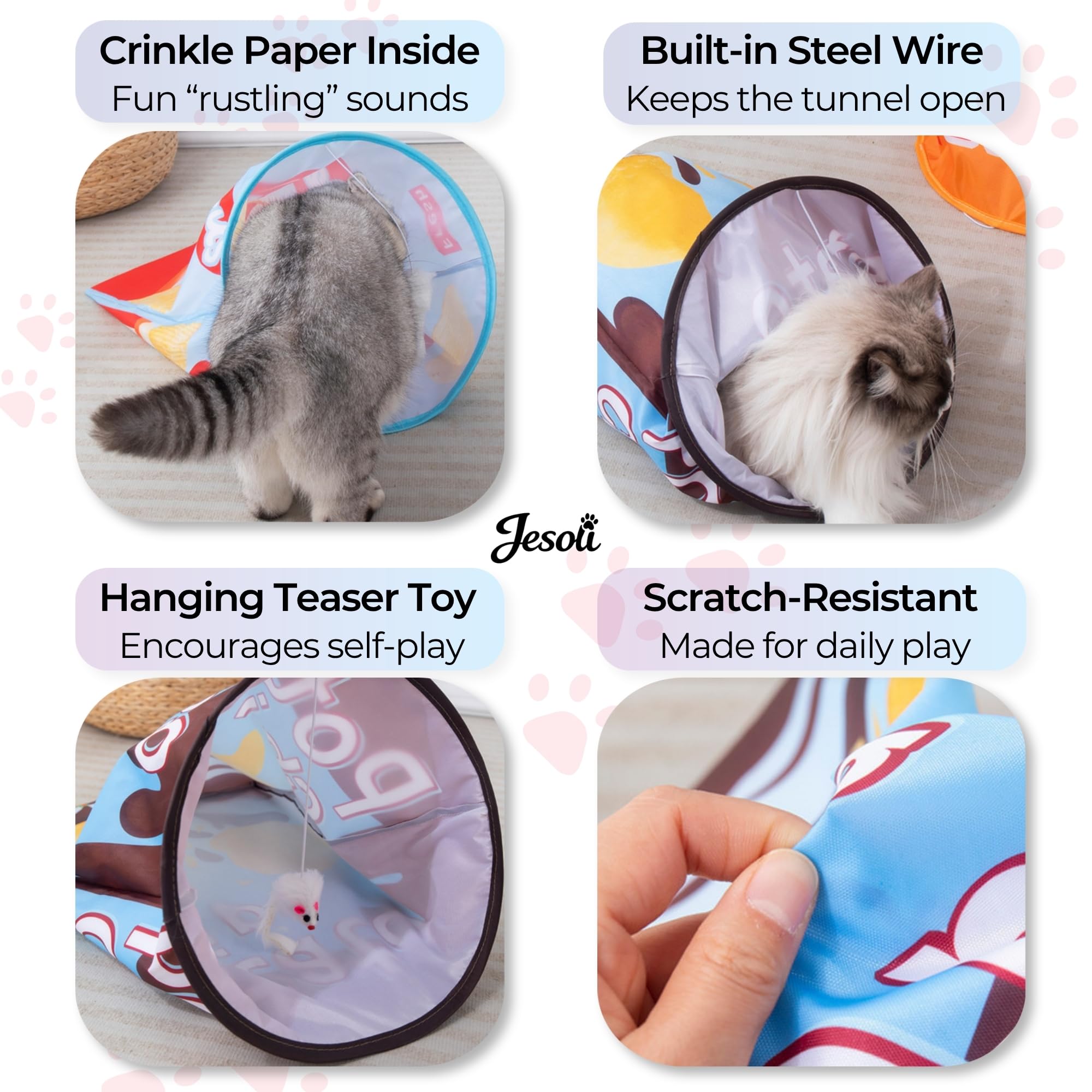 Potato Chip Cat Tunnel Bag
