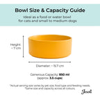 Essential Matte Ceramic Pet Bowl