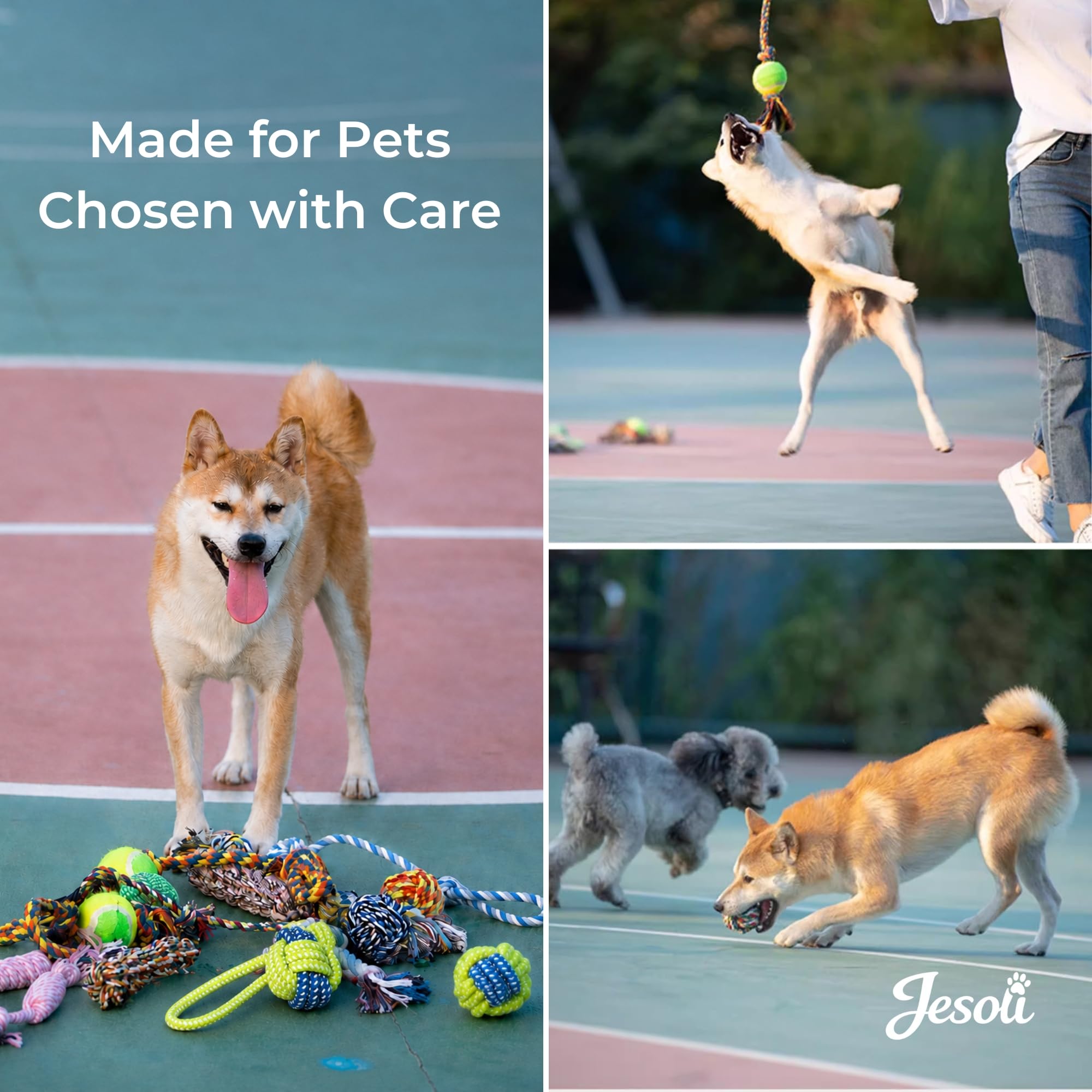 Cotton Rope Dog Toy Set