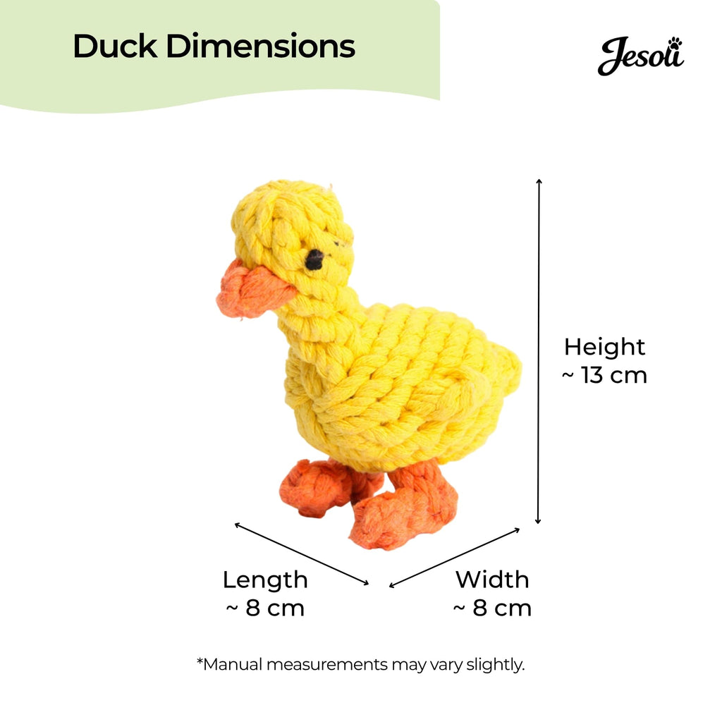 Knotted Animal Rope Toy Set