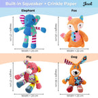 Plush Squeaky Dog Toy Bundle