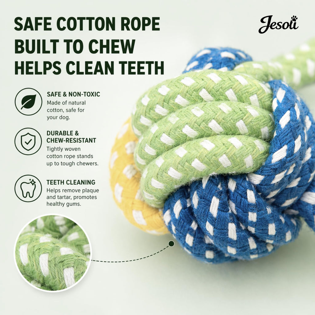 Cotton Rope Dog Toy Set