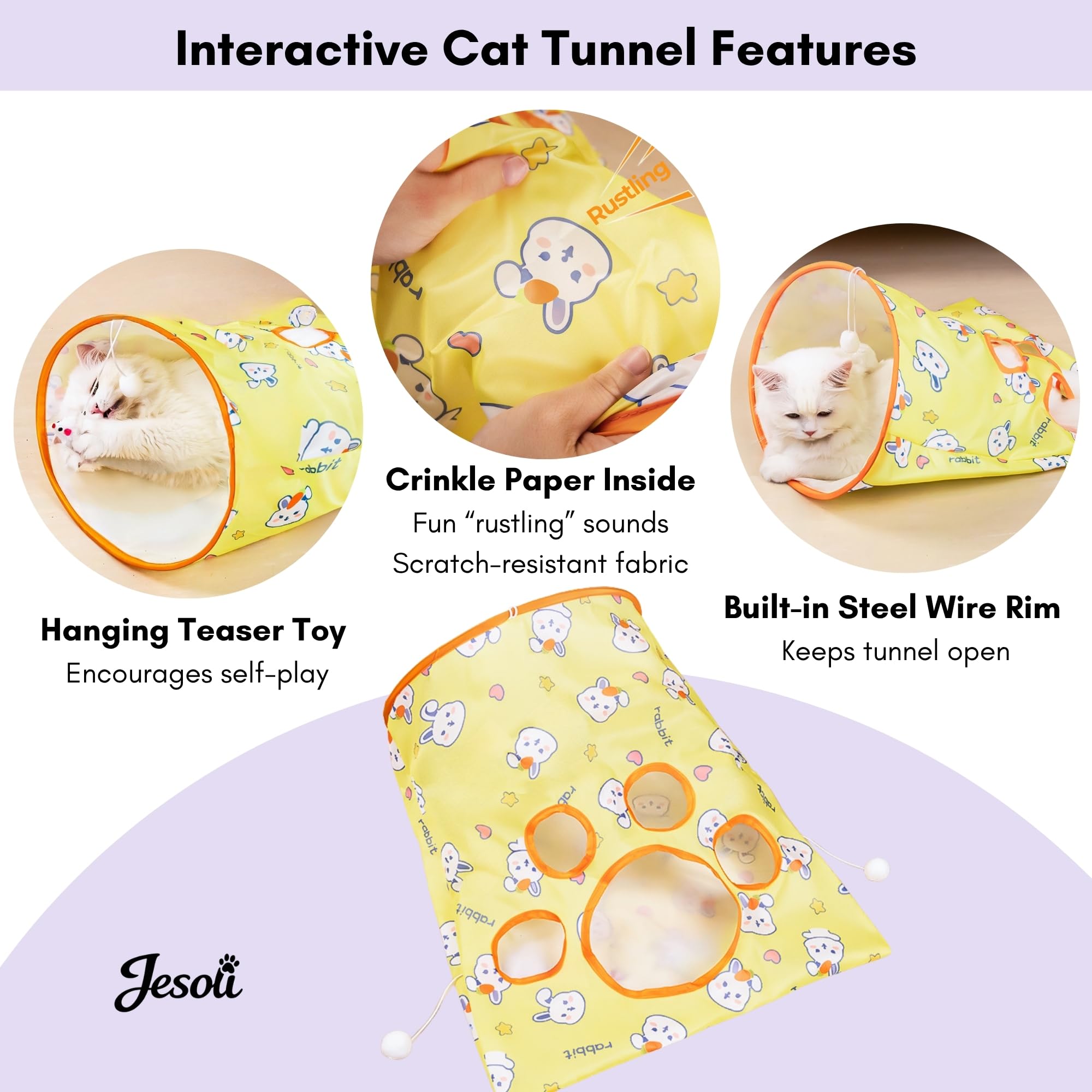 Paw Window Cat Tunnel